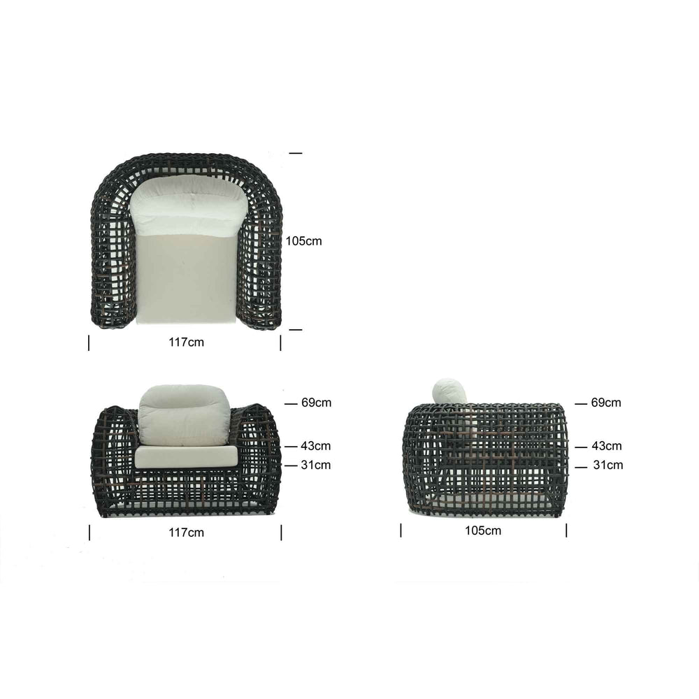 Dynasty 5 Piece Seating Set Sunbrella Cushion - image 5