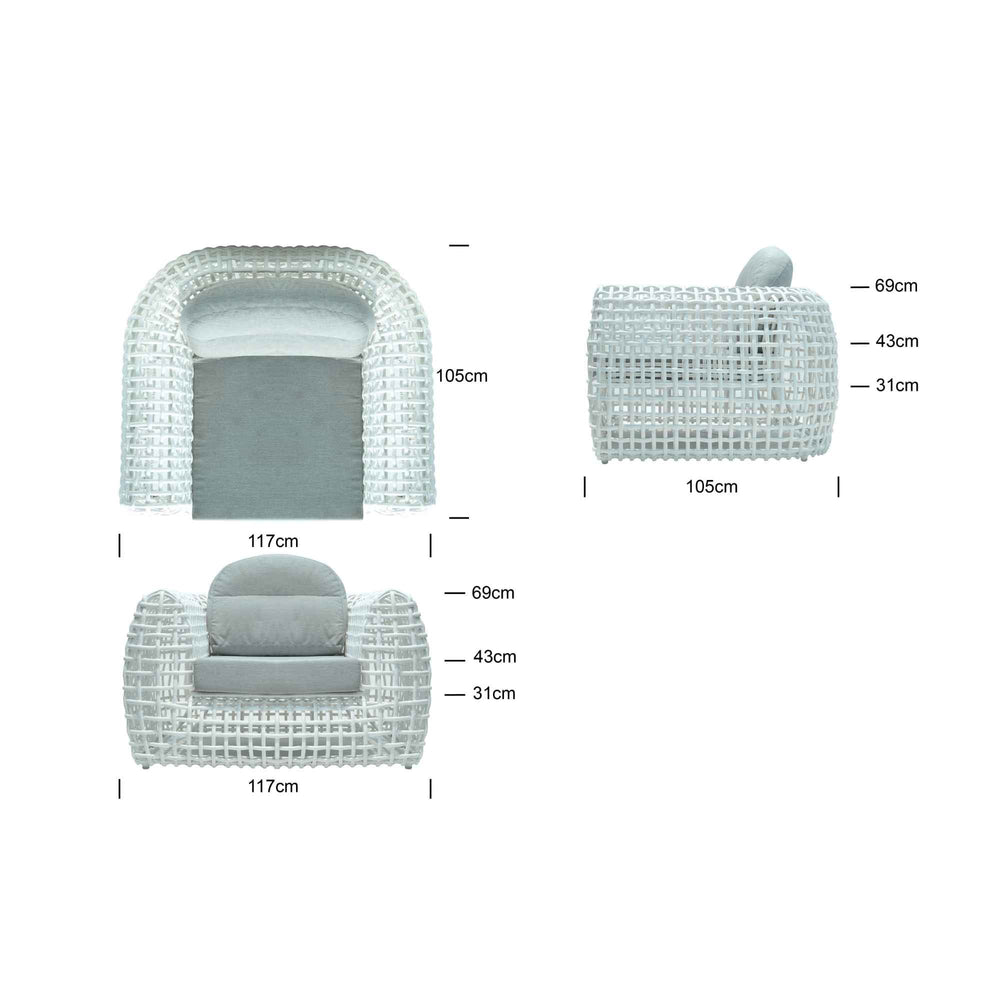 Dynasty Armchair Sunbrella Cushion - image 5