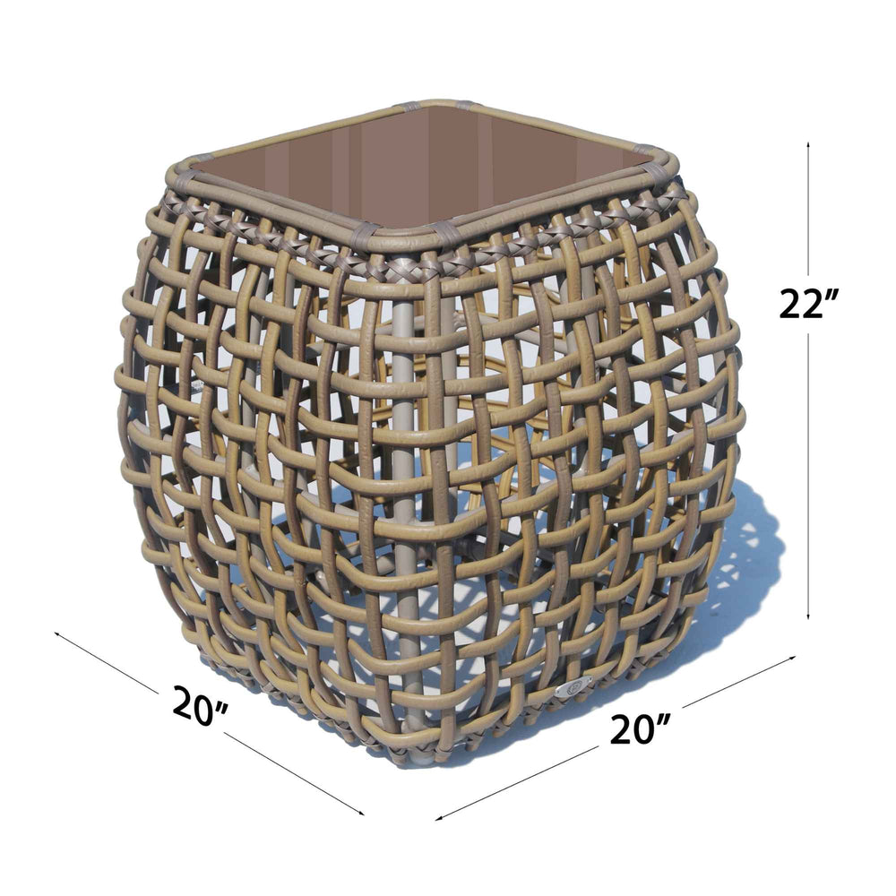 Dynasty Side Table Glass - image 2