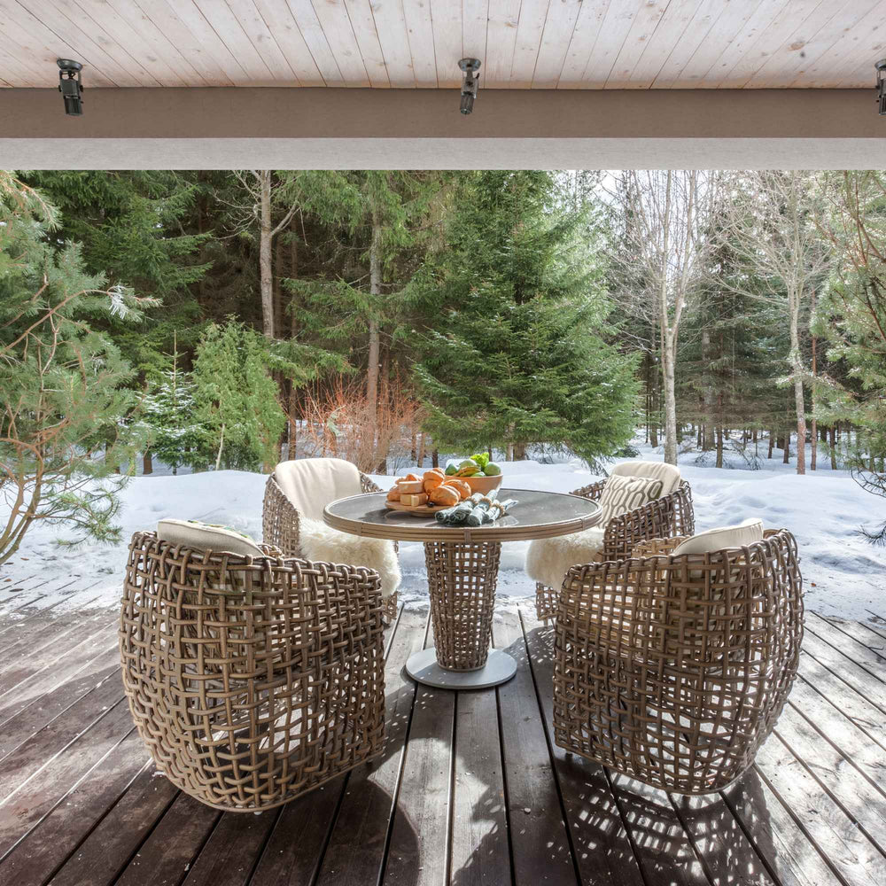 Dynasty 5 Piece Dining Set Sunbrella Cushion - image 3