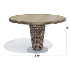Dynasty 5 Piece Dining Set Sunbrella Cushion - image 7