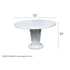 Dynasty Round Dining Table Glass - image 2