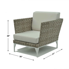 Brafta Armchair Outdoor Chair with Sunbrella Cushion - image 4