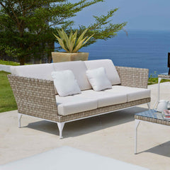 Brafta Sofa Outdoor with Sunbrella Cushions for Lounging