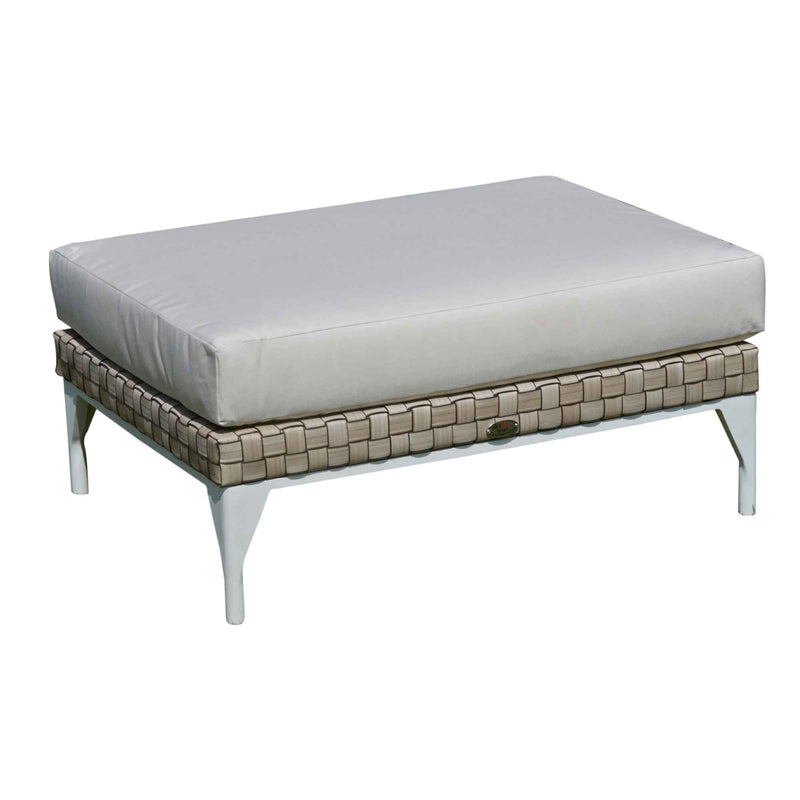 Brafta Ottoman Outdoor Footrest with Sunbrella Cushion
