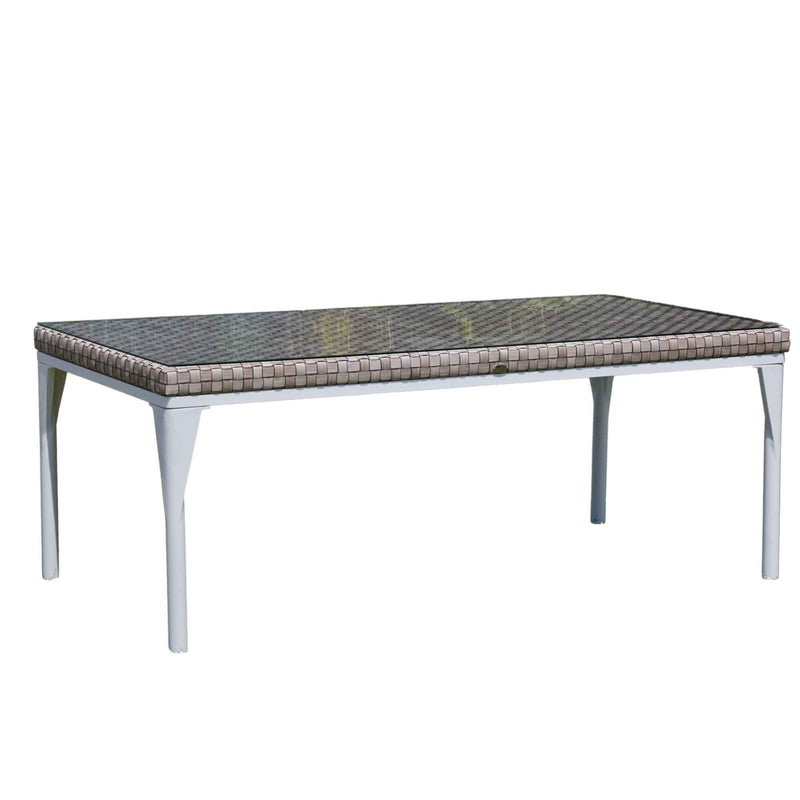 Brafta Rectangular Dining Table - Handwoven Ecolene Fiber
