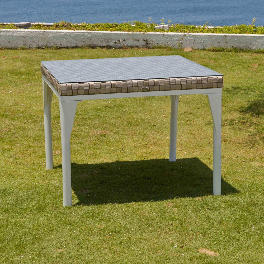Brafta Square Dining Table Outdoor - Tempered Glass Top - image 2