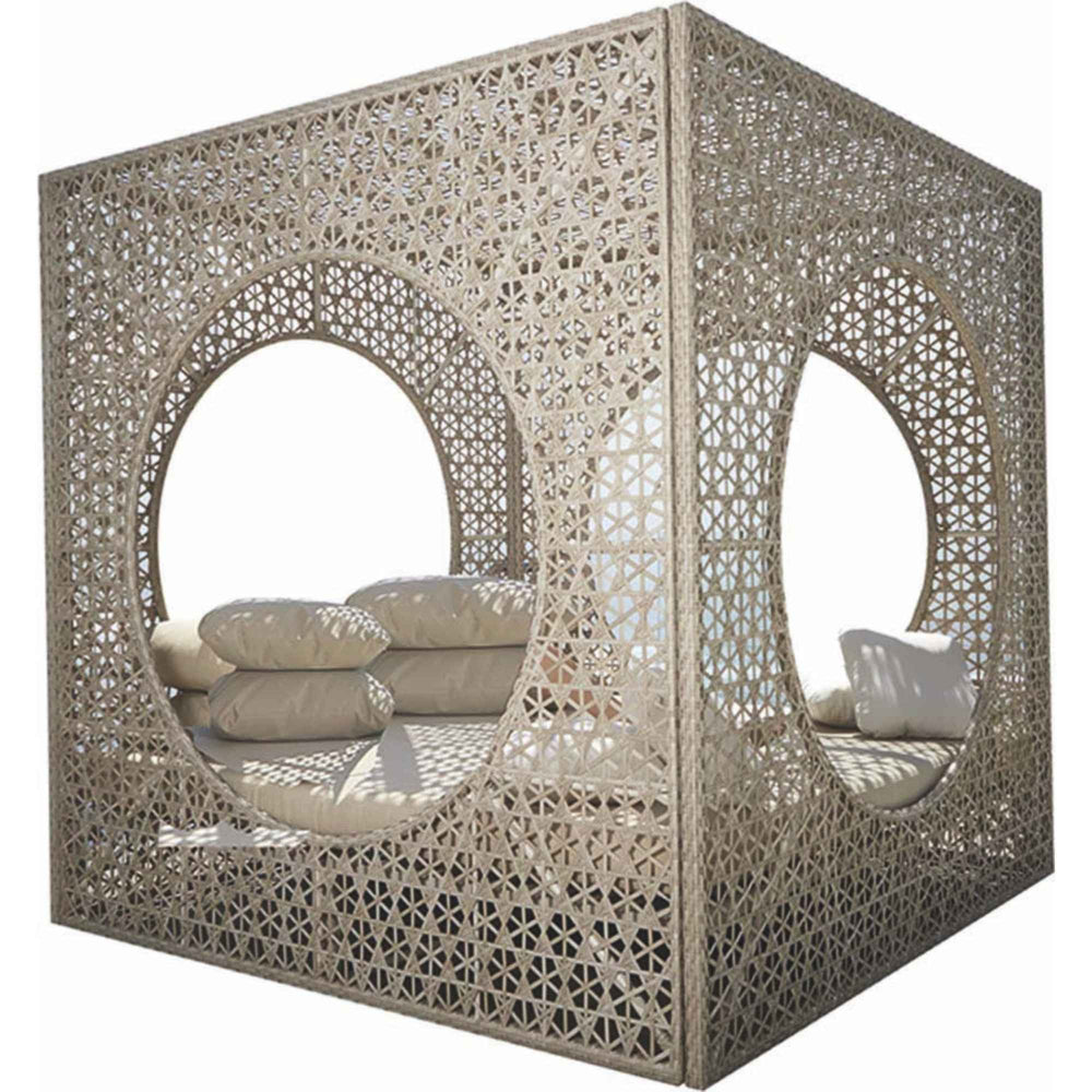 Cube Daybed Outdoor Lounger with Sunbrella Cushions for Poolside Use - image 3