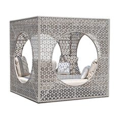 Cube Daybed Outdoor Lounger with Sunbrella Cushions for Poolside Use - image 2