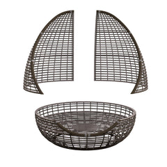 Faber Swivel Daybed Kubu Mushroom Design for Modern Spaces - image 4
