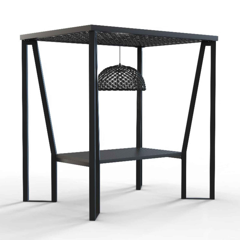 Modern Pergola - Integrated Lamp for Poolside Entertaining