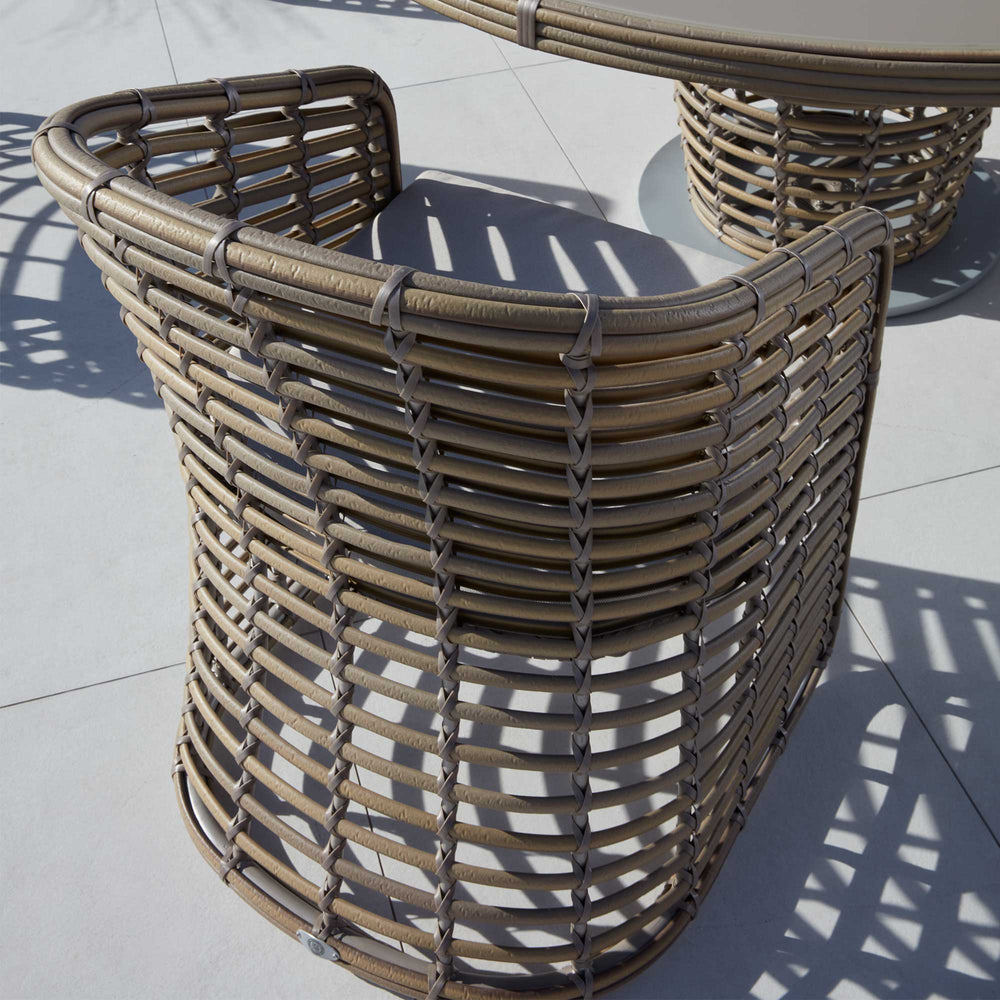 Ruby Dining Armchair Handwoven Ecolene Kubu Weave - image 3
