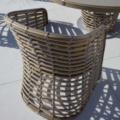 Ruby Dining Armchair Handwoven Ecolene Kubu Weave - image 3