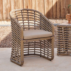 Ruby Dining Armchair Handwoven Ecolene Kubu Weave