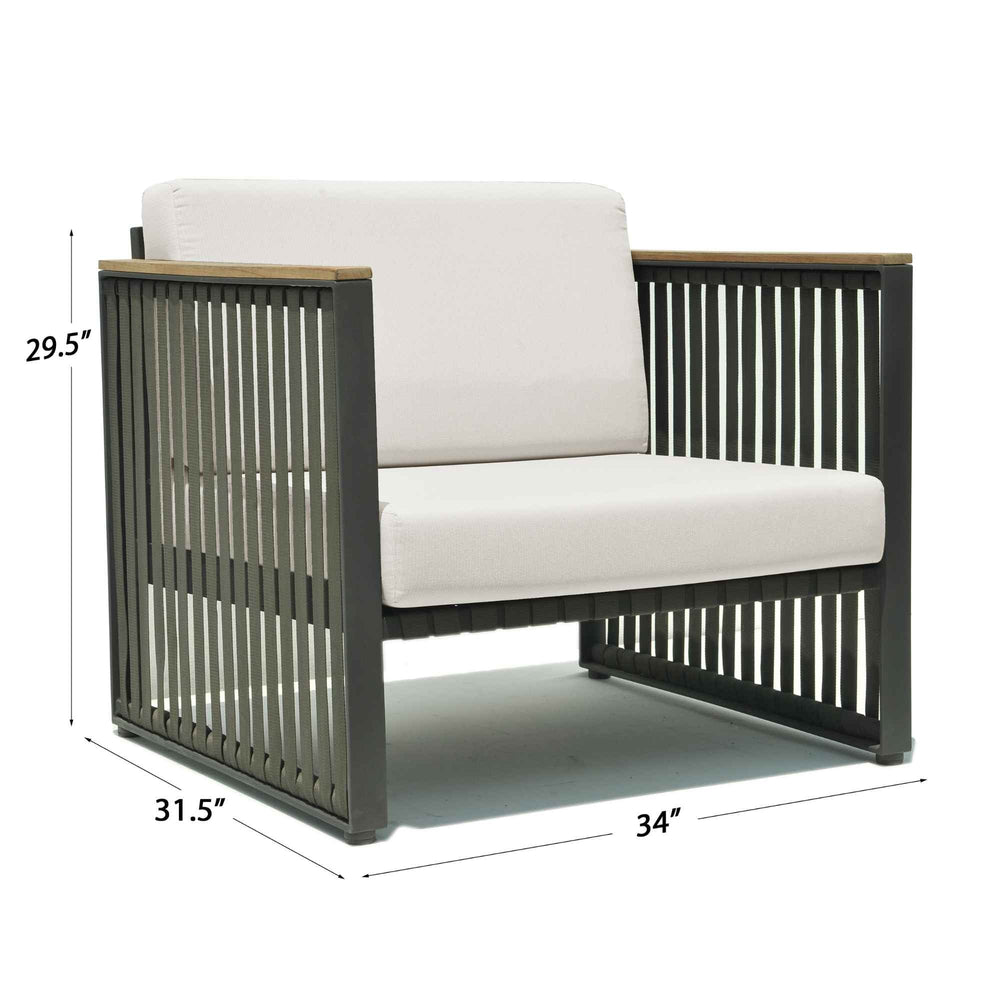 Horizon 5-Piece Seating Set, Outdoor Seating with Sunbrella Cushions - image 5