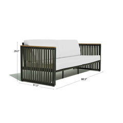 Horizon 5-Piece Seating Set, Outdoor Seating with Sunbrella Cushions - image 3