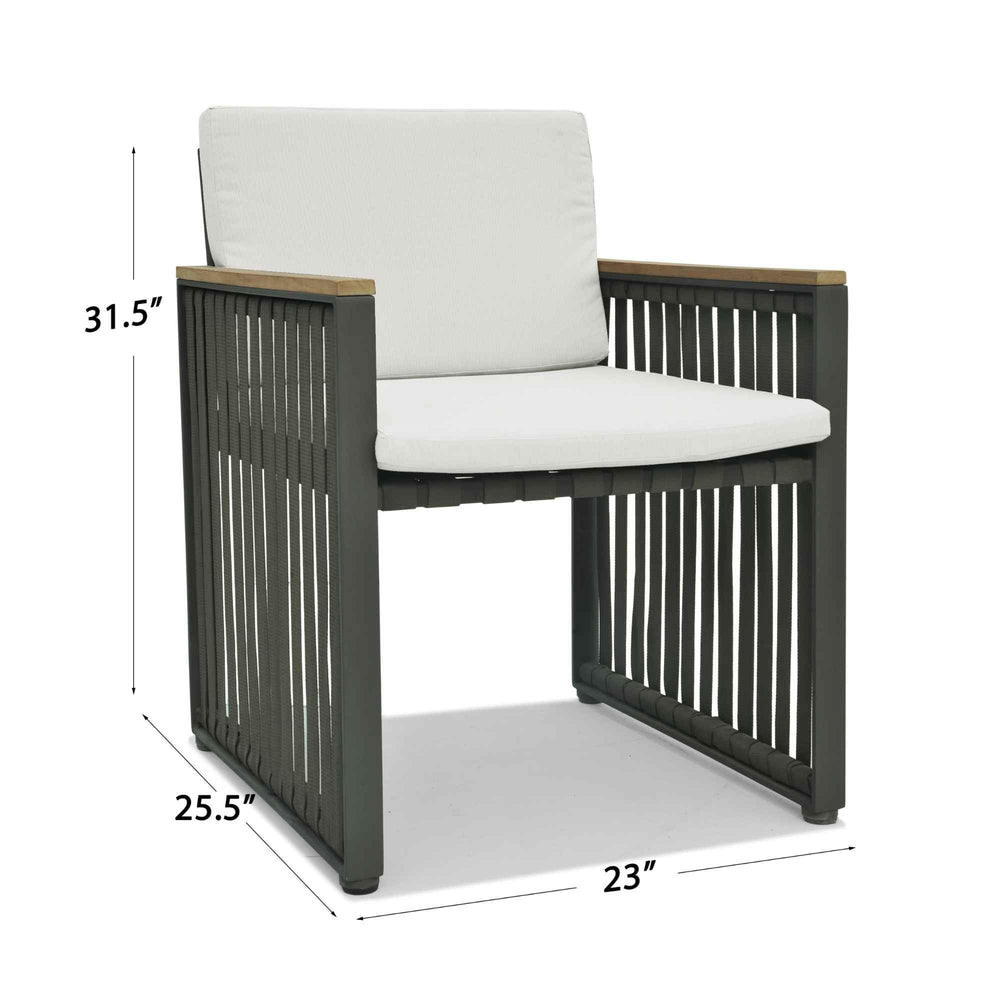 Horizon 5-Piece Dining Set with Sunbrella Cushions - image 5