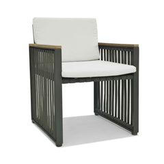 Horizon Dining Armchair - Commercial Grade Aluminum Frame - image 2