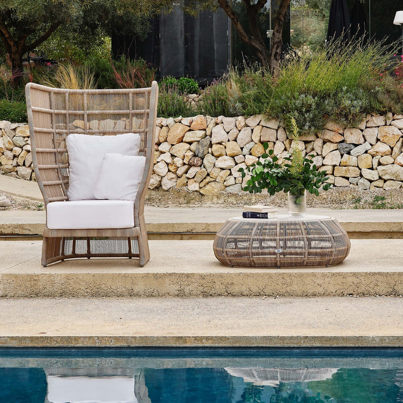 Rio Armchair + Coffee Table Occasional Set with Sunbrella Fabric