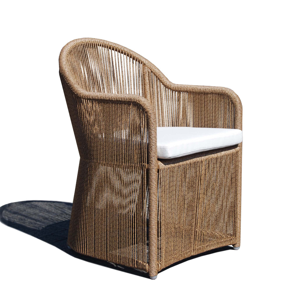 Calixto Outdoor Dining Armchair - Powder-Coated Aluminum Frame - image 2