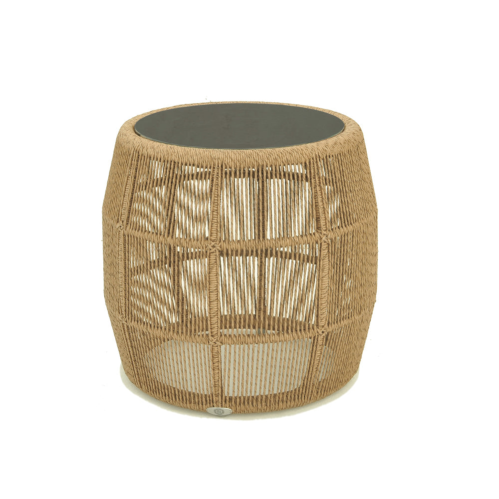 Calixto Outdoor Side Table - Powder-Coated Aluminum Frame - image 2
