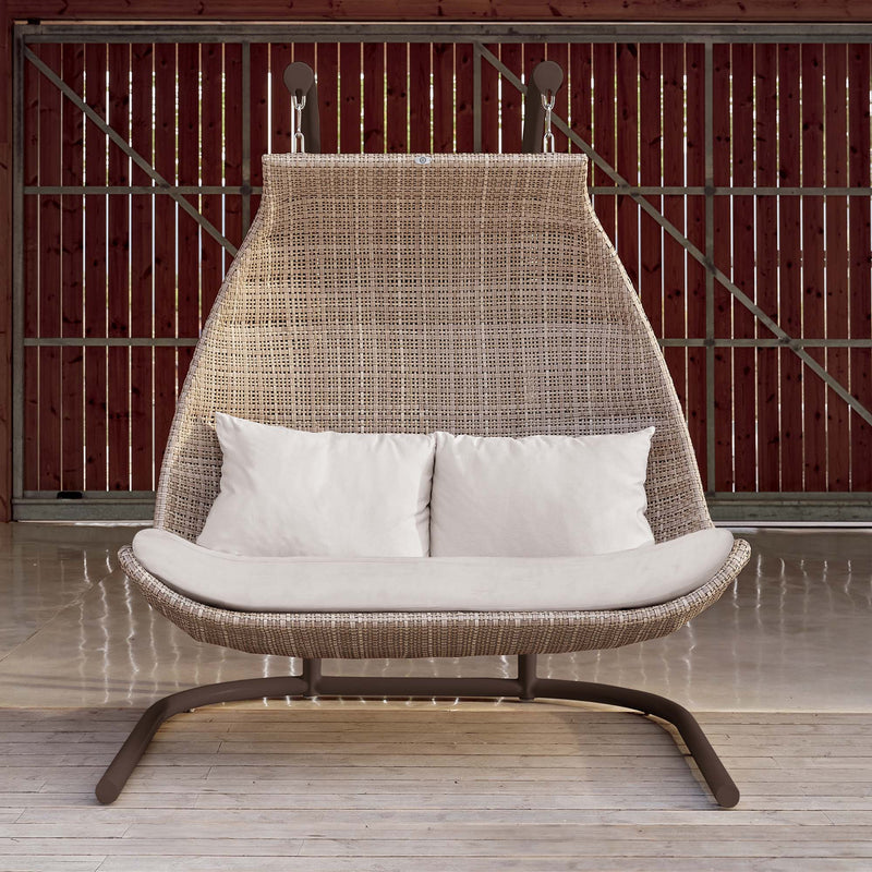 Paloma Double Hanging Chair with Sunbrella Fade-Resistant Cushions