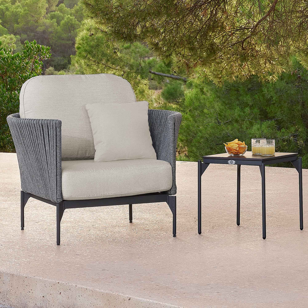 Boston Outdoor Armchair - Commercial Grade Aluminum Frame - image 3