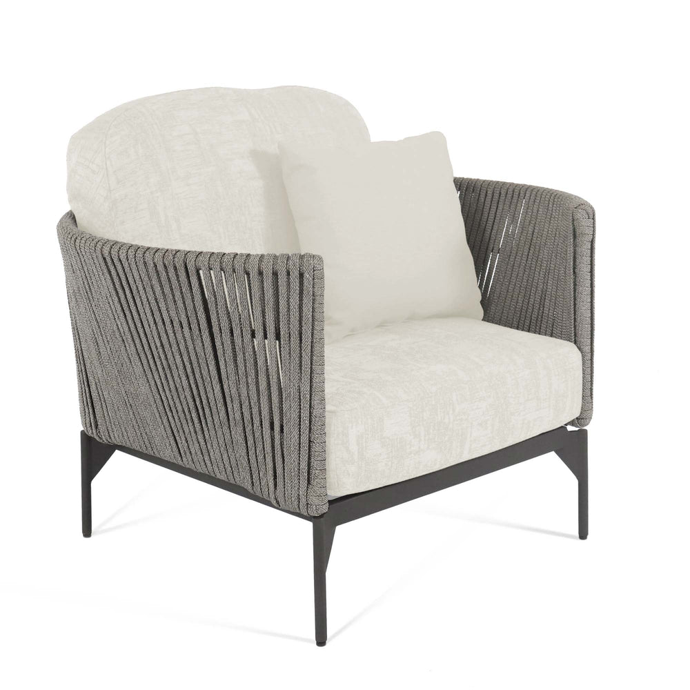 Boston Outdoor Armchair - Commercial Grade Aluminum Frame - image 2