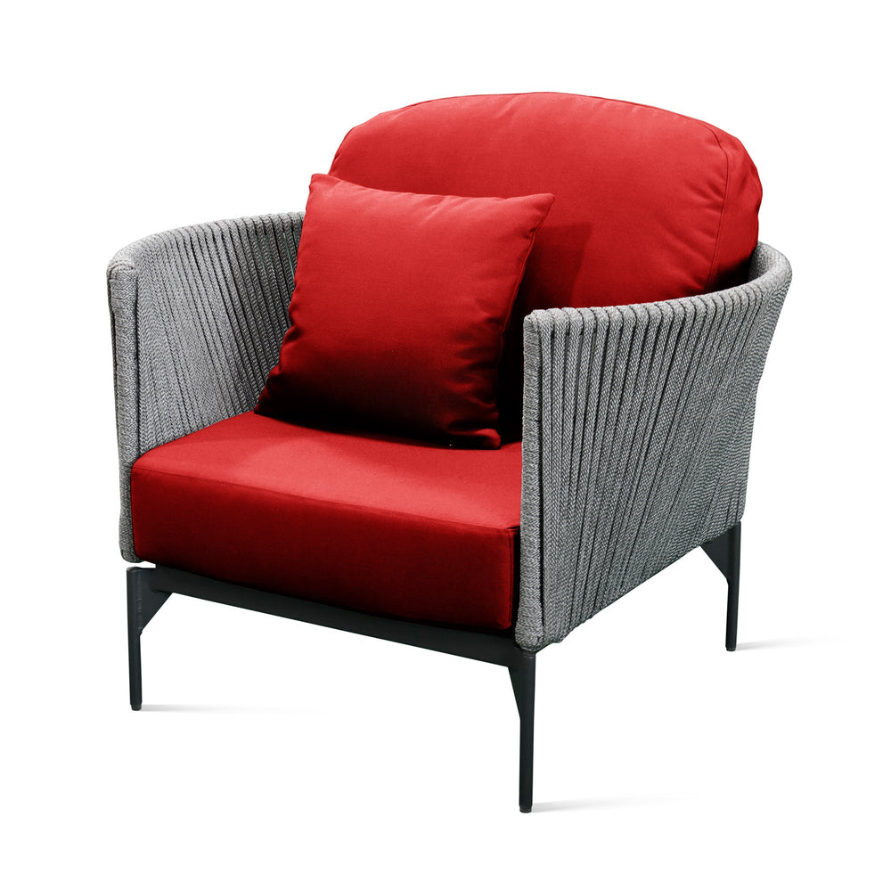 Boston Outdoor Armchair - Commercial Grade Aluminum Frame - image 11