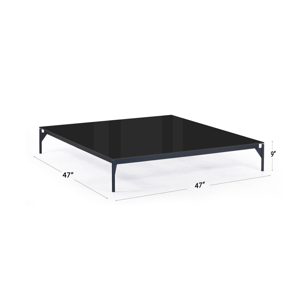 Boston Outdoor Coffee Table - Powder-Coated Aluminum Frame - image 3