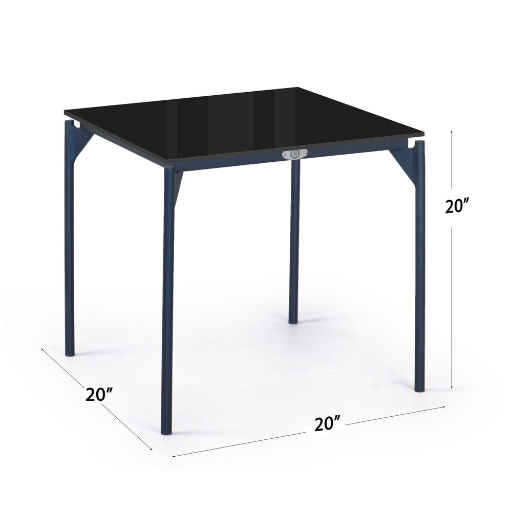 Boston Outdoor Side Table - Powder-Coated Aluminum Frame - image 3