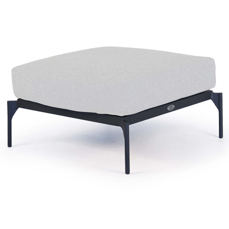 Boston Outdoor Ottoman - Commercial Grade Powder-Coated Aluminum Frame