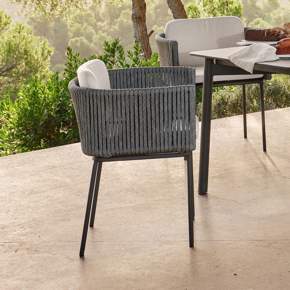 Boston Outdoor Dining Armchair with Sunbrella cushion - image 2