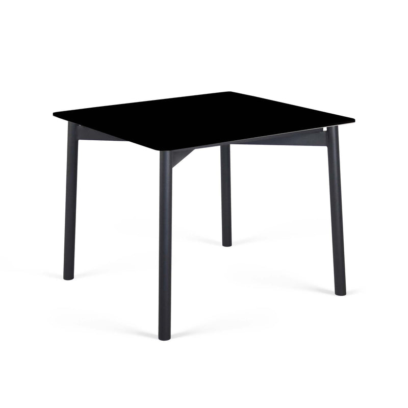 Rodona Outdoor Square Dining Table Powder-Coated Aluminum
