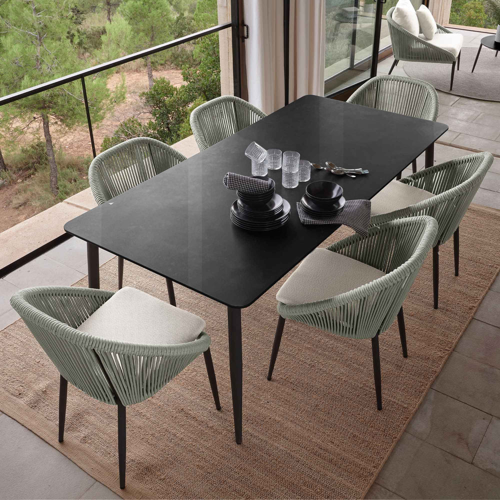 Rodona Rectangular Dining Set - 6-Piece with Sunbrella Fabric - image 2