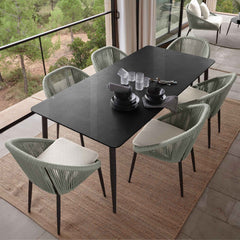 Rodona Rectangular Dining Set - 6-Piece with Sunbrella Fabric - image 2