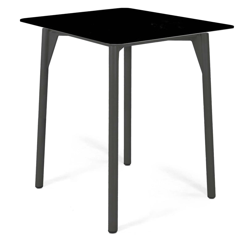 Boston Outdoor Square Pub Table - Powder-Coated Aluminum