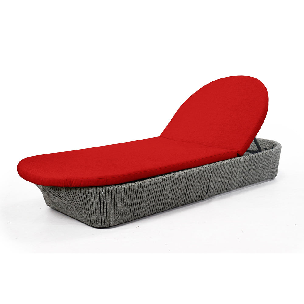 Boston Outdoor Chaise Lounger - Powder-Coated Aluminum Frame - image 21