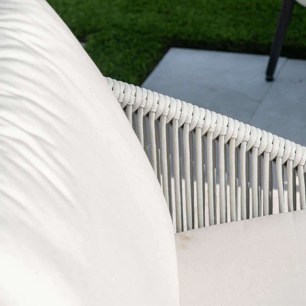 Rodona Armchair Modern Design Powder-Coated Aluminum Frame - image 9