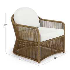 Calixto Outdoor Armchair - Powder-Coated Aluminum Frame - image 3