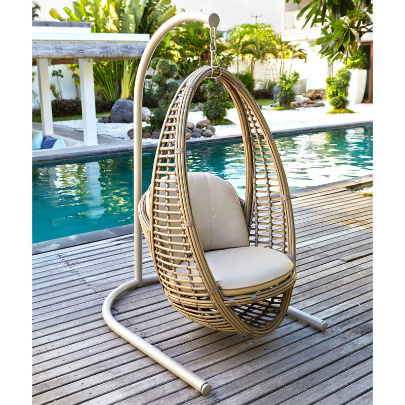 Heri Hanging Chair Frame Sunbrella Cushions