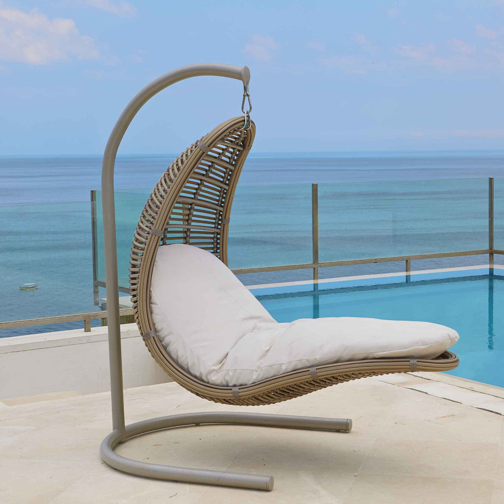 Drone Hanging Chair, Freestanding with Sunbrella Cushion - image 3