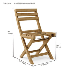 Alabama Folding Chair (Sold as a pair) - image 6