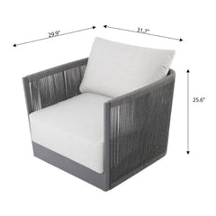 Elementi Capri Rope Lounge Chair OS2503S