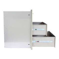 30" Blaze Triple Access Stainless Steel Drawer Unit - SKU: BLZ-30W-3DRW-LT