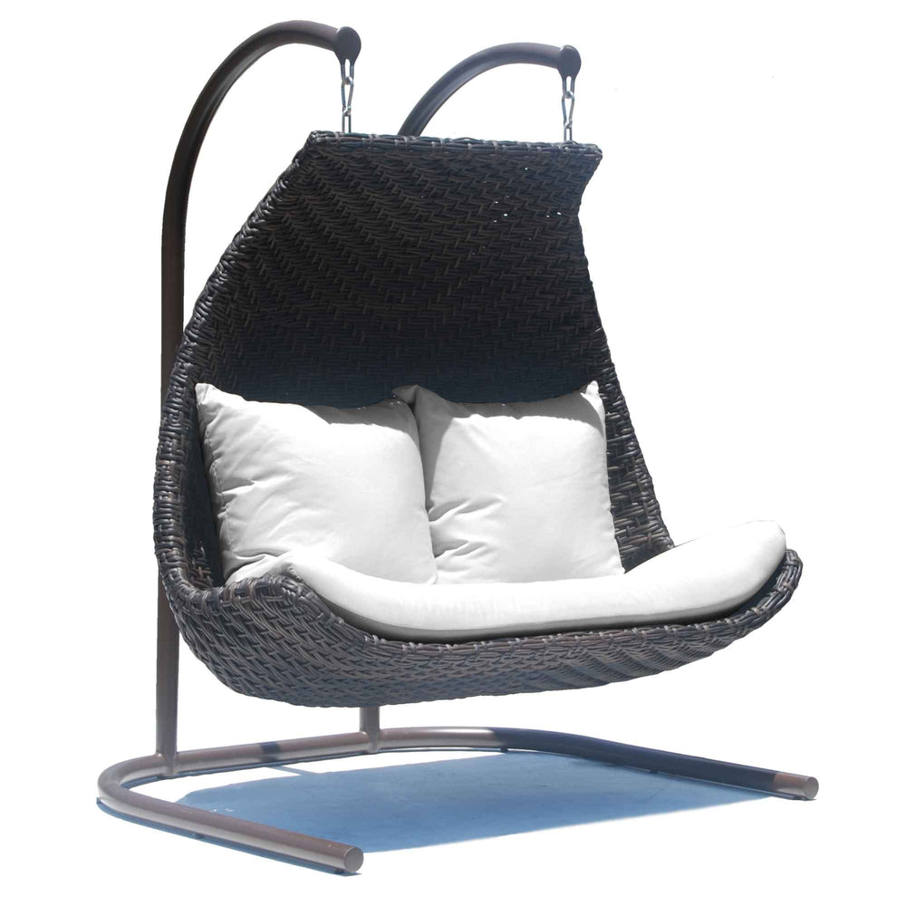 Celeste Double Hanging Chair, Outdoor Double-Seat with Sunbrella - image 2
