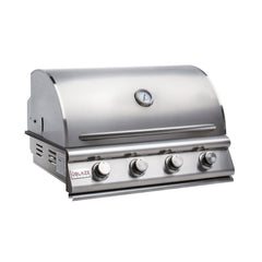 32" Blaze Prelude LBM 4-Burner Built-In Grill – 56,000 BTU Power