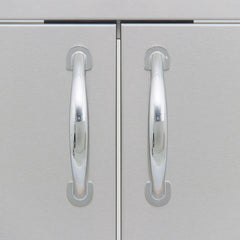 32" Blaze Double Access Door with Built-In Paper Towel Dispenser - SKU: BLZ-AD32-R-SC