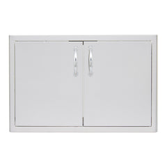 32" Blaze Double Access Door with Built-In Paper Towel Dispenser - SKU: BLZ-AD32-R-SC