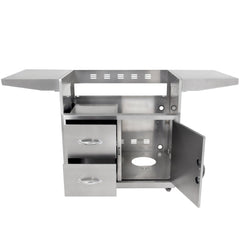 34" Blaze 3 Burner Professional Grill Cart - SKU: BLZ-3PRO-CART-LTSC